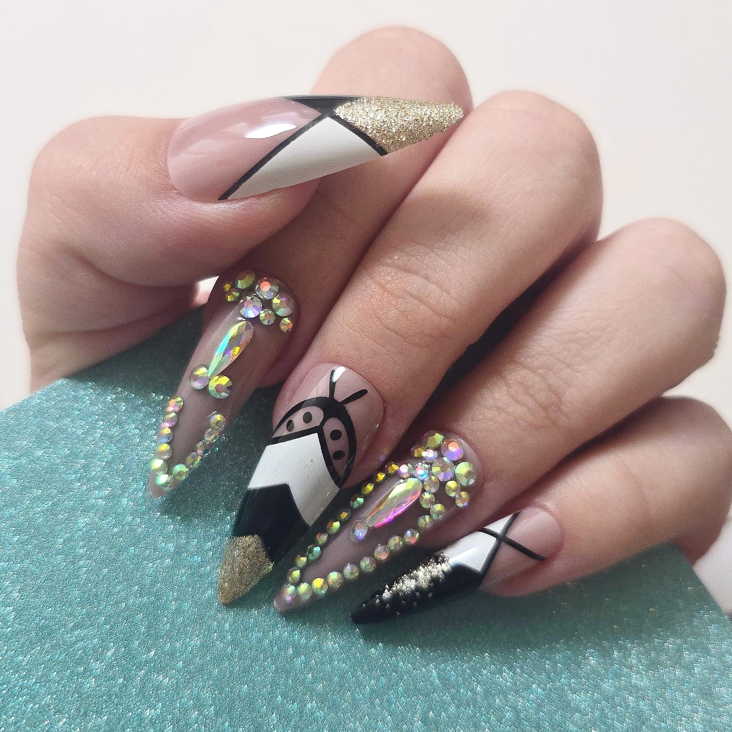 Unhas Postiças - 1250 Longa - Bling