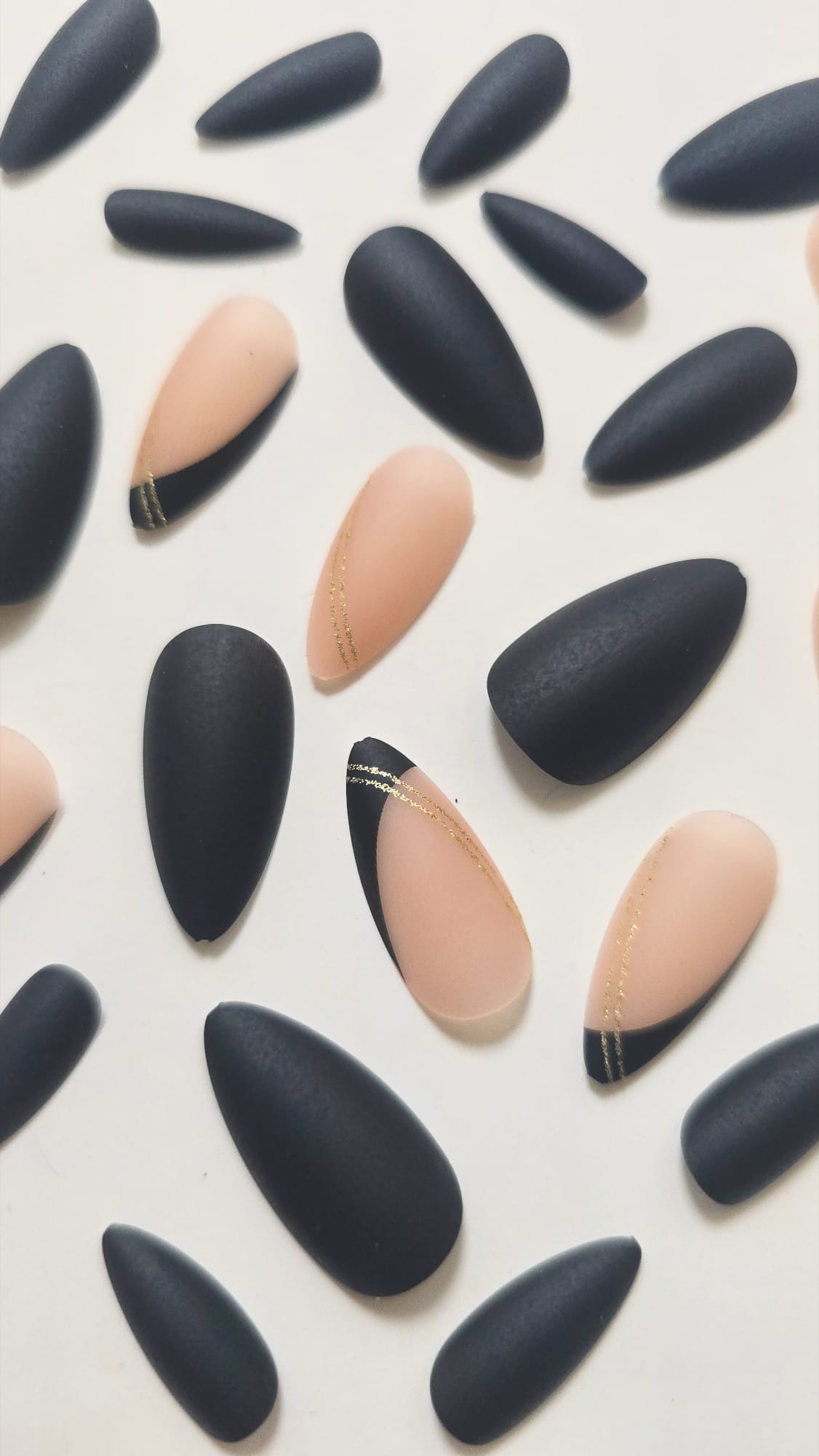 Unhas Postiças - 1252 Media - Matte