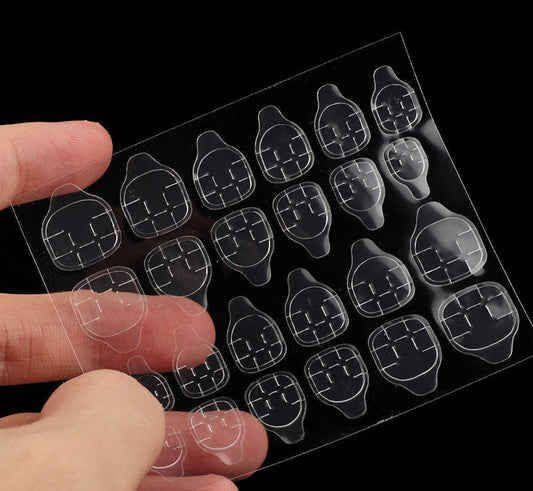Zero bagunça: Folha de Gel Tabs (24 autocolantes por folha)