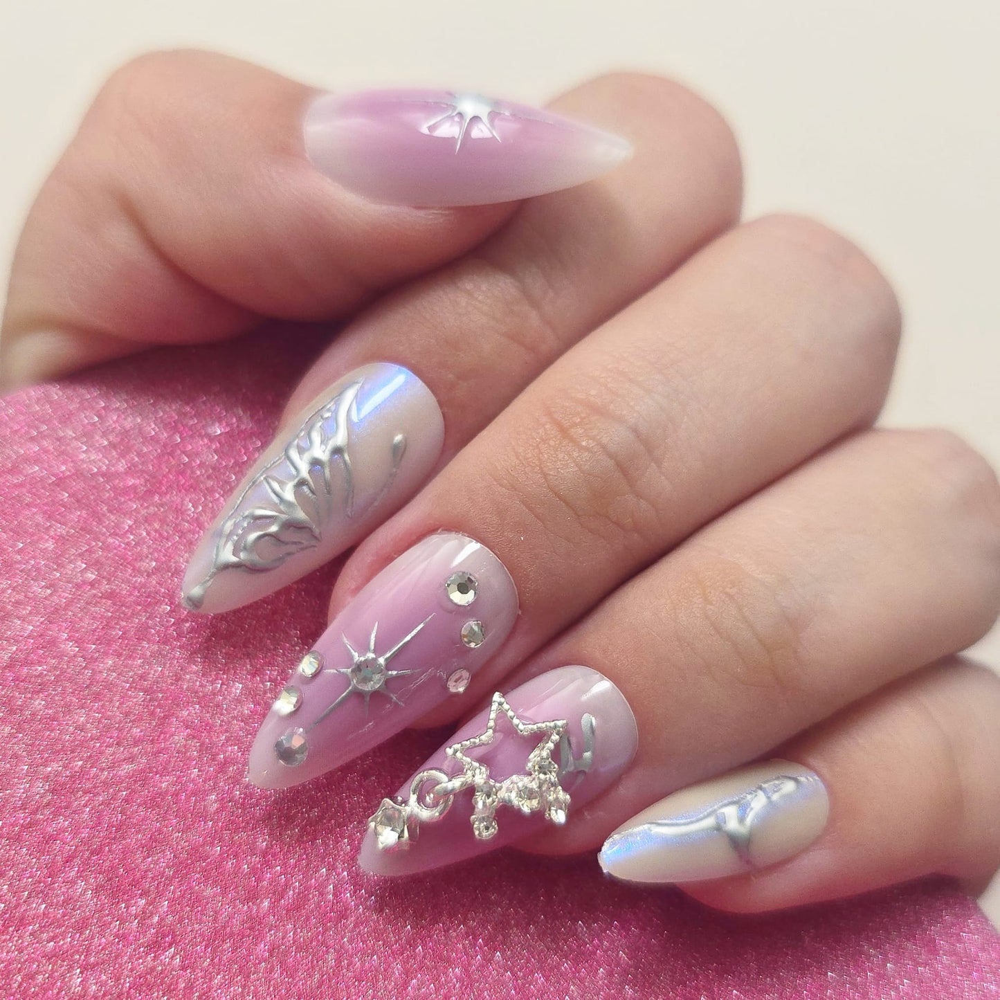 Unhas Postiças - 1265 Média -  Bling