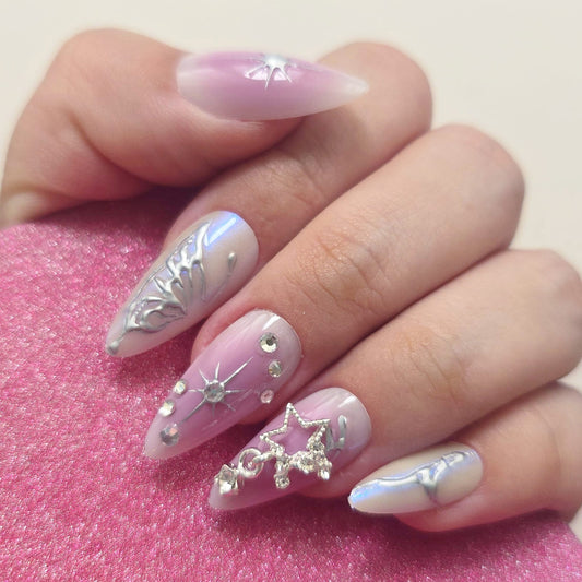 Unhas Postiças - 1265 Média -  Bling