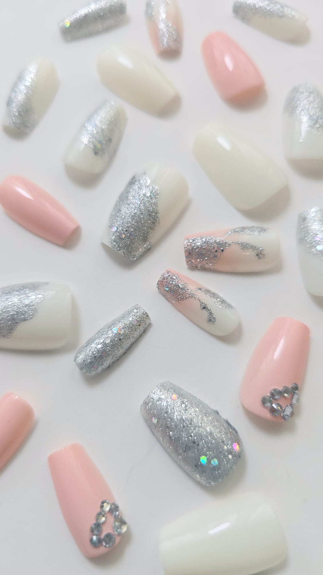 Unhas Postiças - 1272 Curta | Média  -  Bling