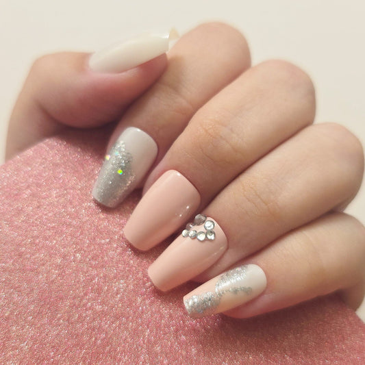 Unhas Postiças - 1272 Curta | Média  -  Bling