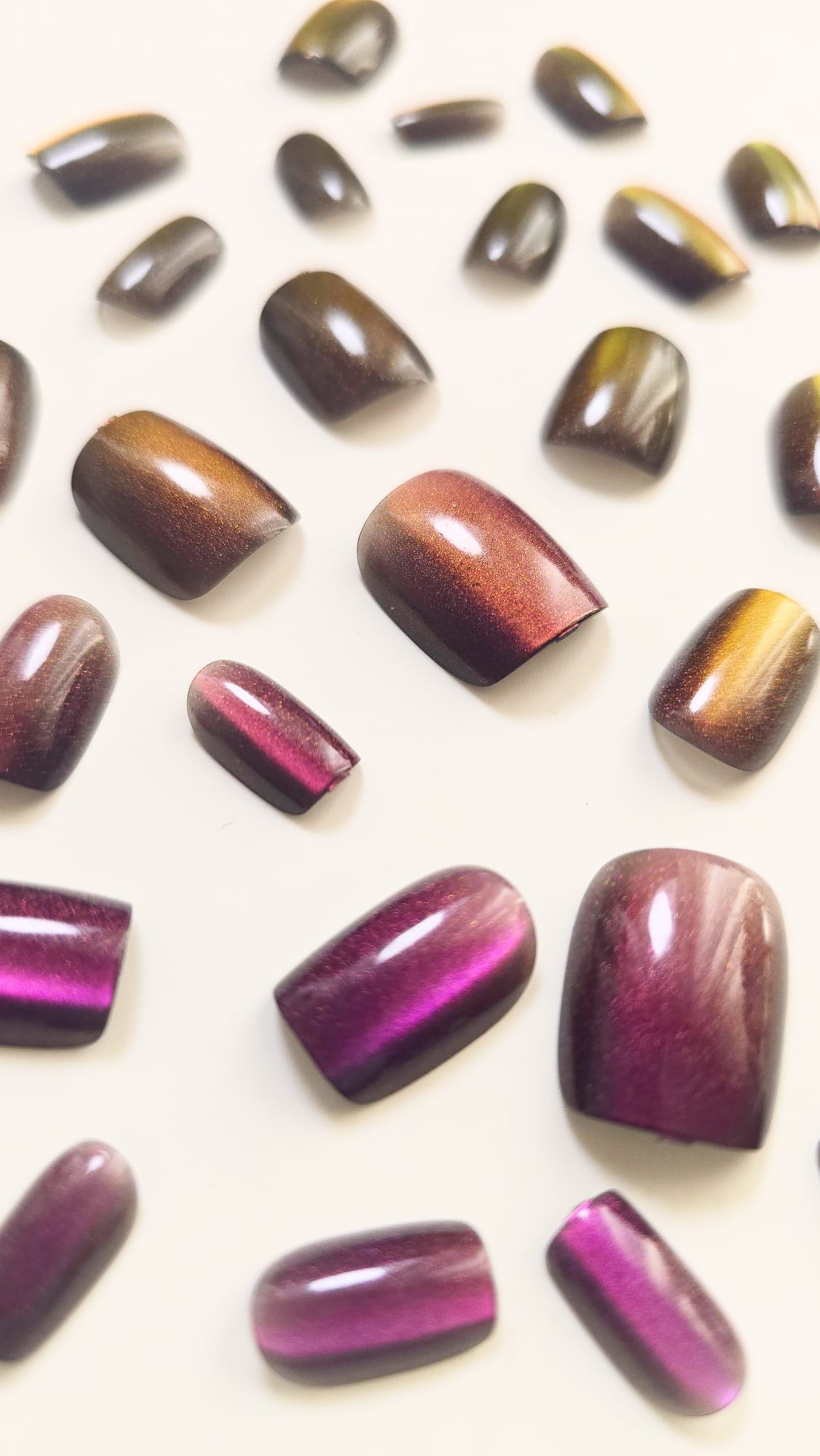 Unhas Postiças  - 1312 Curta Cat Eye